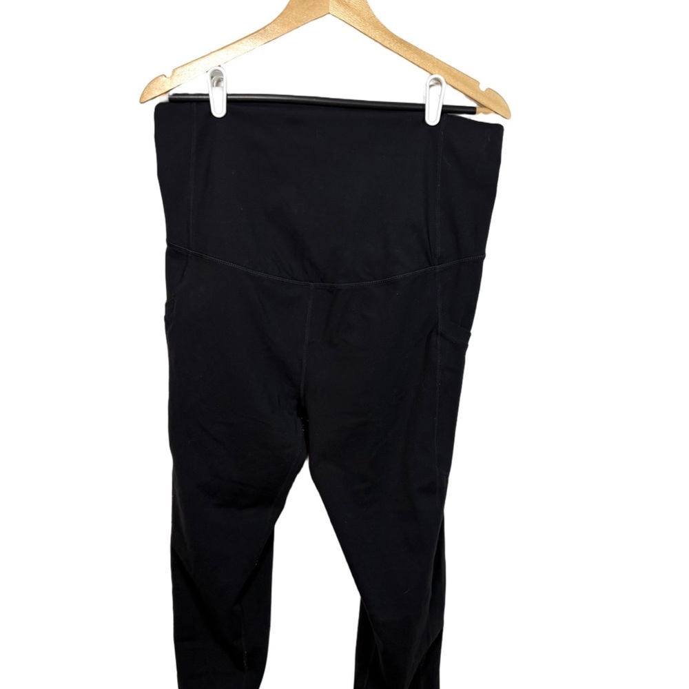 Fabletics Black High Rise Pocket Leggings XL Cropped